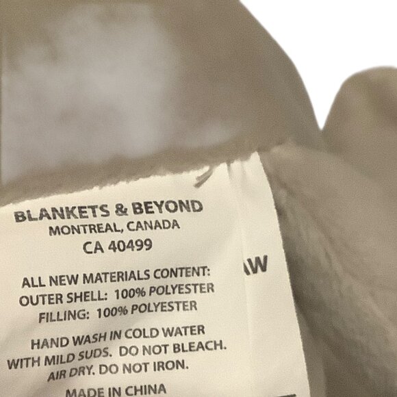 Blankets & Beyond Flat Monkey Plush Lovey 14” Baby Blanky Stuffed Animal Toy 14" - Picture 5 of 6